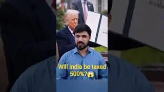 India Faces 500% US Tariffs Over Russian Oil Purchases 😱🇮🇳🇺🇸