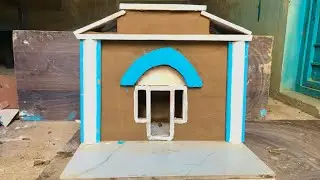 DIY miniature construction of this earth quake house