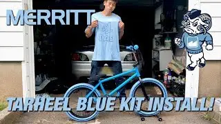 INSTALL: MERRITT TARHEEL BLUE COLORWAY KIT ASMR ACTION