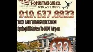 Springhill Suites ANd Hotels To RDU Only $33 - Gordon Getty - Airport Taxi Service Durham NC
