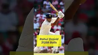 Most Balls Faced by a Player in Test Matches #cricket #ytshorts #trending #testcricket #shorts