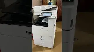 New machine testing Canon advance C5550i New version #photocopy #printer #canon #repair