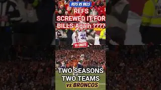 REFS vs BILLS - Two Season Two Teams - NFL needs to Decide What Is A Catch #buffalobills #joshallen