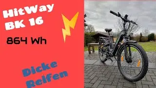Ist günstig auch gut ? E-Bike Hitway BK 16 mit riesen Akku 🔋im Dauertest 💥#fatbike