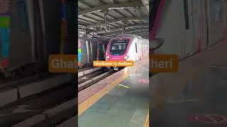 Blue Line connects Versova in the Suburbs to Ghatkopar in the Central Suburbs of Mumbai #mumbaimetro