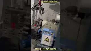 Plastic Granulating Line | High-Efficiency Plastic Recycling Pelletizing System | Production Demo