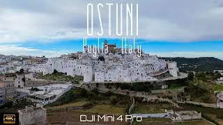🇮🇹 Ostuni, in Puglia, Italy. | DJI Mini 4 Pro | 4K drone video