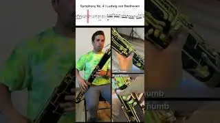 Beethoven go BRRRRR | Symphony 4 Movement 4 Excerpt #bassoon #shorts #shortsfeed