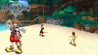 Kingdom Hearts Final Mix (PC) - Tidus, Selphie and Wakka No Damage (Level 1 Proud Mode)