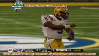 BCS Playoffs 2011 Preview Game #6 - SEC Championship Game - #14 Georgia vs. #1 LSU