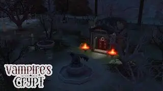 Haunted Cemetery 🦇👻 | The Sims 4 Speed Build (No CC)