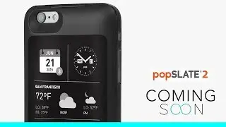 Popslate 2 &mdash; умный чехол для iPhone со вторым экраном