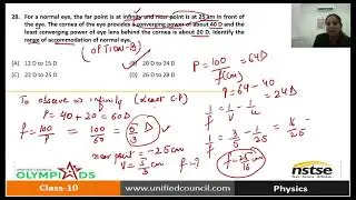 Class 10 Science NSTSE Previous Year Question Paper with Explanation