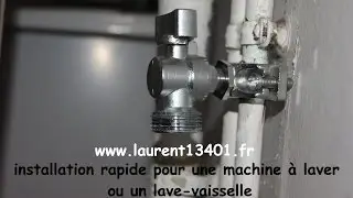 Installation rapide d&rsquo;une prise d&rsquo;eau froide avec un minimum d&rsquo;outils