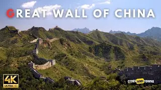 Great Wall of China 🇨🇳 in 4K Video by Drone ULTRA HD - Flying over the Great Wall of China