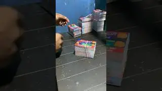 Visiting Card Cutting In Cutting Machine | Happy Offset Print #trending #youtubeshorts #cutting