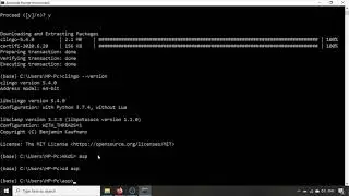 Installing clingo in Windows using conda