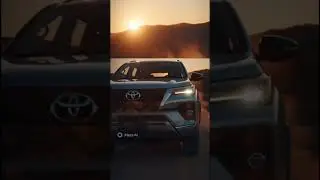 Toyota Fortuner is a rugged SUV delivering strong performance and off road grip power style