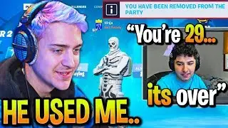 Ninja *GOES OFF* on REVERSE2K after Getting DROPPED for YOUNGER PLAYERS!