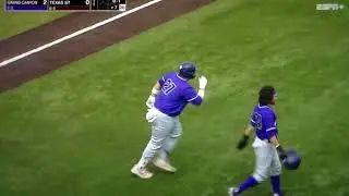 Grand Canyon baseball's Zach Yorke home run vs. Texas State