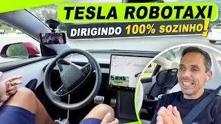 Meu Model 3 virou um Robotaxi! FSD 14.1.4 #macmasi #autopilot #fsd14.1.4 #tesla