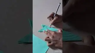 「#Beautiful flower 💐 」☆#papaercraft ☆ □#youtubeshorts □ ||# craftideas || ○ #wallhanging ○