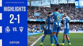 Resumen del RC Deportivo 2 - 1 Albacete BP