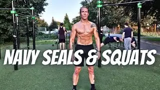 The Workout You Didn't No You Needed For Awesome Gains | 100 Navy Seal Burpees W/ 3 Squat Chasers