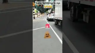 Lane splitting in front of c0p gone right? 😂