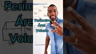 Per&iacute;metro, &Aacute;rea e Volume - entenda a diferen&ccedil;a.