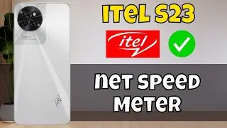 How to display itel S23 network speed indicator / net speed Meter