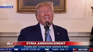 SYRIA DEAL: President Trump Says MAJOR CONFLICT Avoided