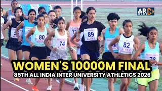 Women's 10000M Final 85th All India Inter University Athletics 2026