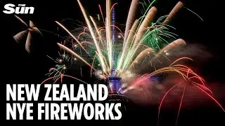 First NYE fireworks of 2026 lights up Aukland Skyline