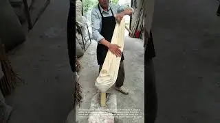 Traditional Chinese Candy Making: Pulling Sugar into Fine Strands
