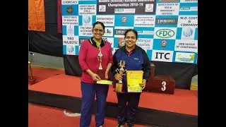 Feb 2019, Manju & Vinaya, Highlights of 'Road to 43rd Indian Finals' Masters Badminton, Feb, 2019.