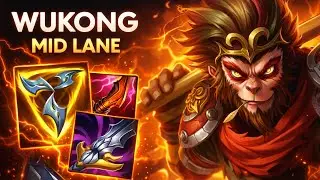 Wukong Mid Lane is CRAZY in Late Game (12/3/18)