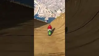 GTA 5 Super Bike Mega Ramp #shorts #bike #gta5