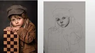 Baby boy drawing|| step by by boy drawing 