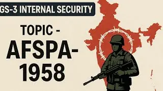 #Upsc_Uppsc_Mains #GS-3. Internal Security. Topic AFSPA-1958. Quick Revision of Mains topics