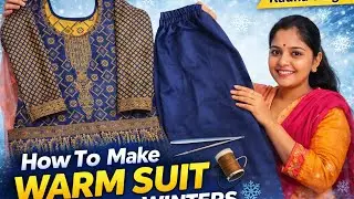 How to make a warm suit for winters | Radha vlogs