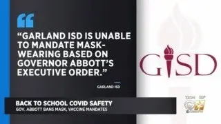 Local Schools React To Governor Abbott's Mask Mandate