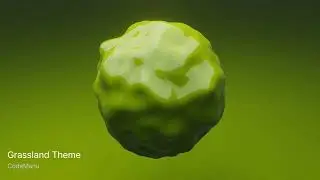 Grassland Theme | CodeManu | blender music visualization