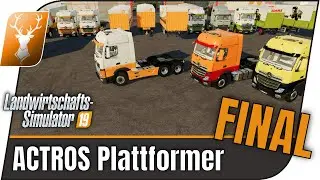 LS19 Modvorstellung // Actros - Plattformer - FINAL Version mit vielen neuen Sounds! // LS19 Mods