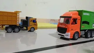 Mobil Mobilan Remote Control Truk Pasir Panjang, Truk Ekspedisi, Bulldozer #rc #toys #truck