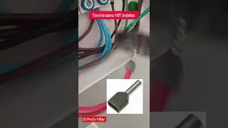 terminales tiff dobles #electricidadbasica #automobile #corrienteelectrica