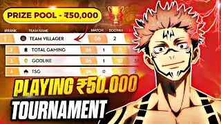 RAW VIDEO) FREE FIRE TOURNAMENT HIGHLIGHTS 🏆 RUSHER POV 👀 || CLUTCHES DAY 9 x JUJUTSU KAISEN
