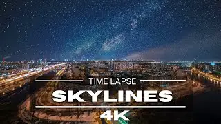Cities Skylines Timelapse - Cinematic Cities Skylines at Night [4K]
