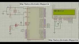 digital clock using LCD display using 8051 include keil(c code and hex) and Proteus simulation