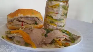 carne louca fria ou lagarto ao vinagrete-receitas da Luci